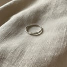 Personalised Engraved Sterling Silver Ring – Up to 10 Letters