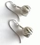 Silver hand made architectural drops - Image 5
