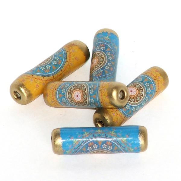 Indian inspired paper beads
