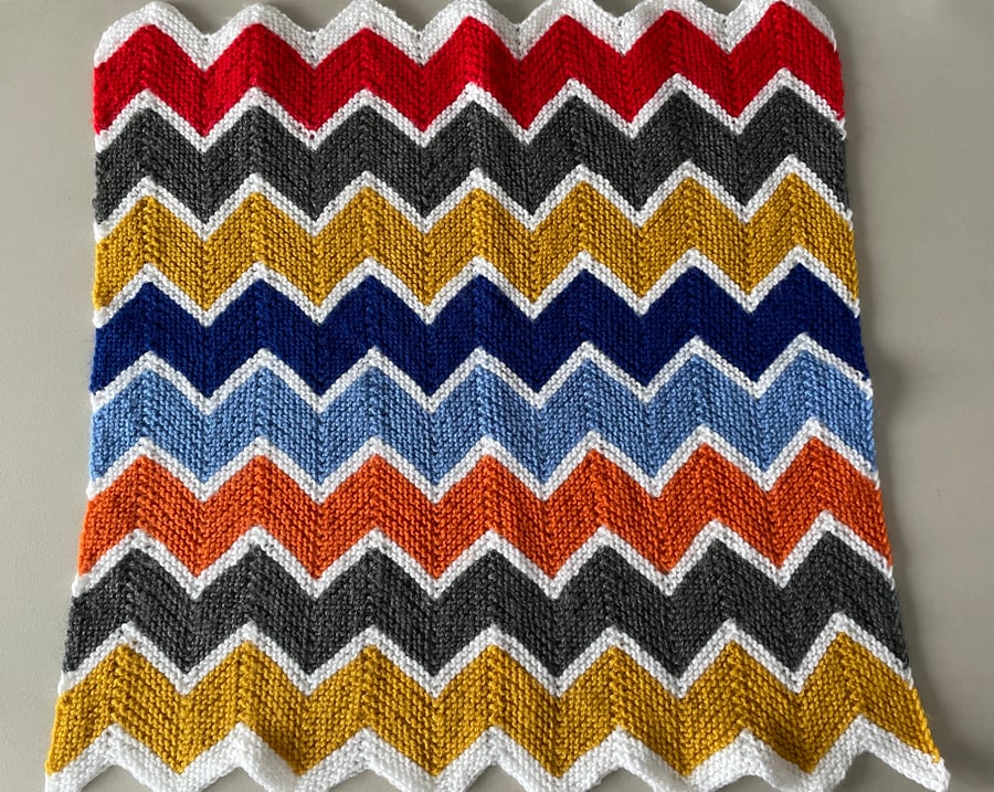 Hand Knitted Baby Blanket 