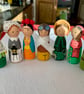 Jane Austen Handpainted Wooden Peg Doll - inspirational women - Image 9