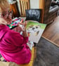 English bulldog painting - Freya - Image 5