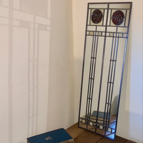 Glasgow Rose style mirror