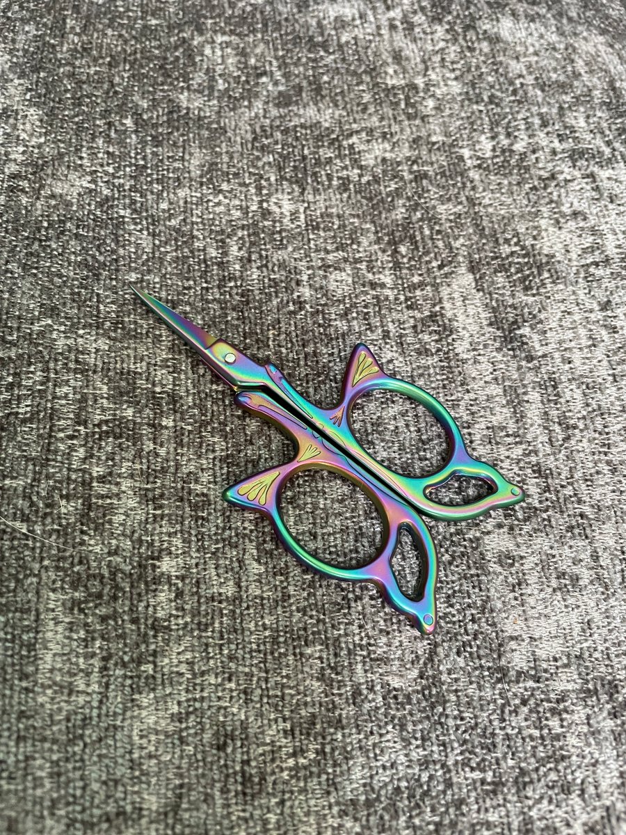 HiyaHiya Butterfly Rainbow Stainless Steel Scissors