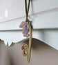 Bluebell and Ladybird Wooden Hanging Decoration - Image 3