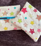 Small key coin card zipped star fabric purse - Image 2