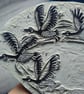 Flapping Geese - lino cut print - Image 2