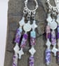 Artisan Purple Sediment Jasper & Mother of Pearl Multi-Strand Chandelier  - Image 5