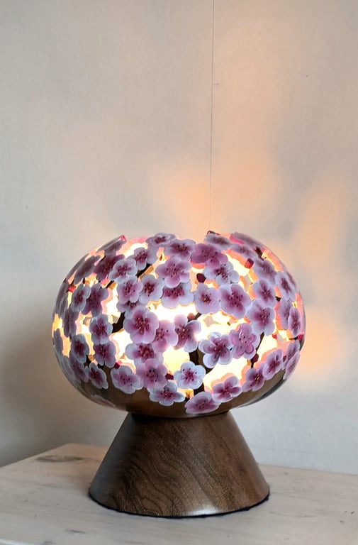 Cherry Blossom Gourd Lamp
