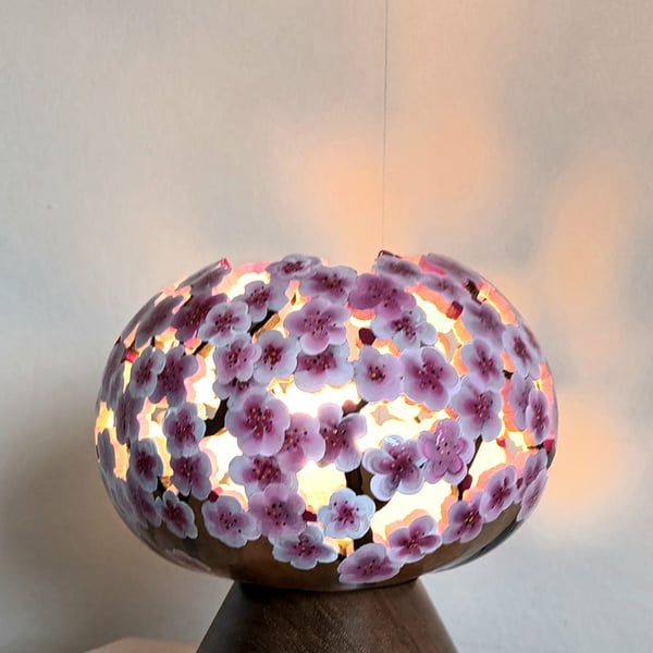 Cherry Blossom Gourd Lamp