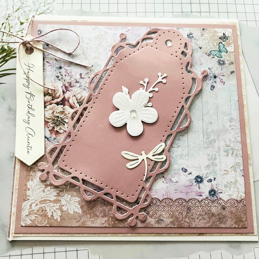 Personalised Auntie Card, Birthday Card, Sister Birthday Card, Card for Her, 