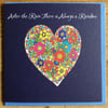 After the rain there is always a rainbow Greeting card 