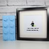 LUKE SKYWALKER - JEDI - FRAMED LEGO MINIFIGURE