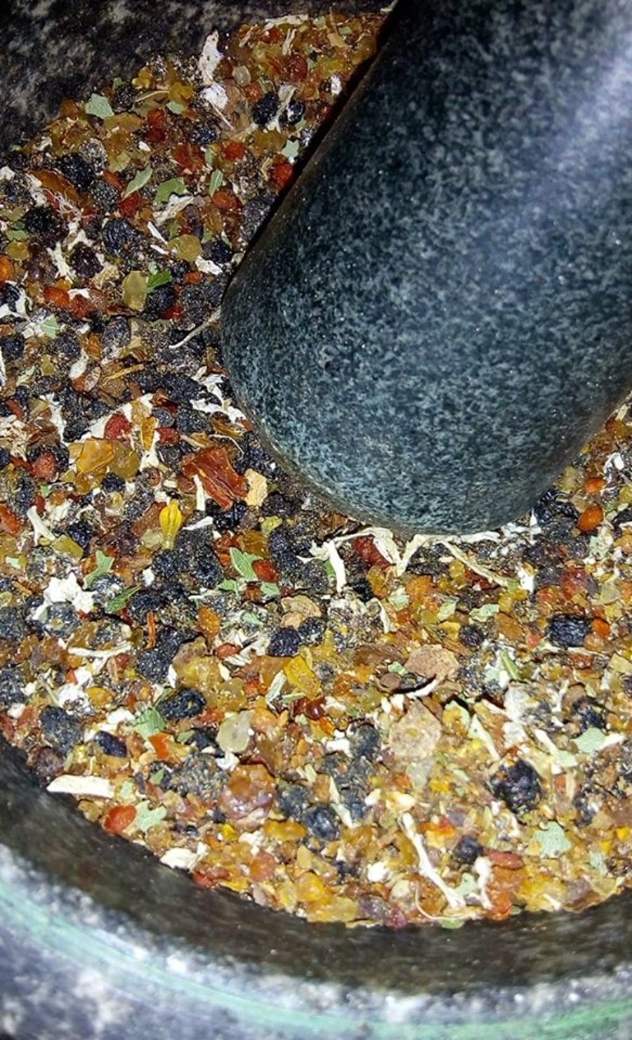 Handmade Special Loose Incense Blend - Restore Balance - 120ml amber glass jar