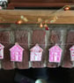 Beach Hut bunting Pink Bunting Beach huts - Image 6