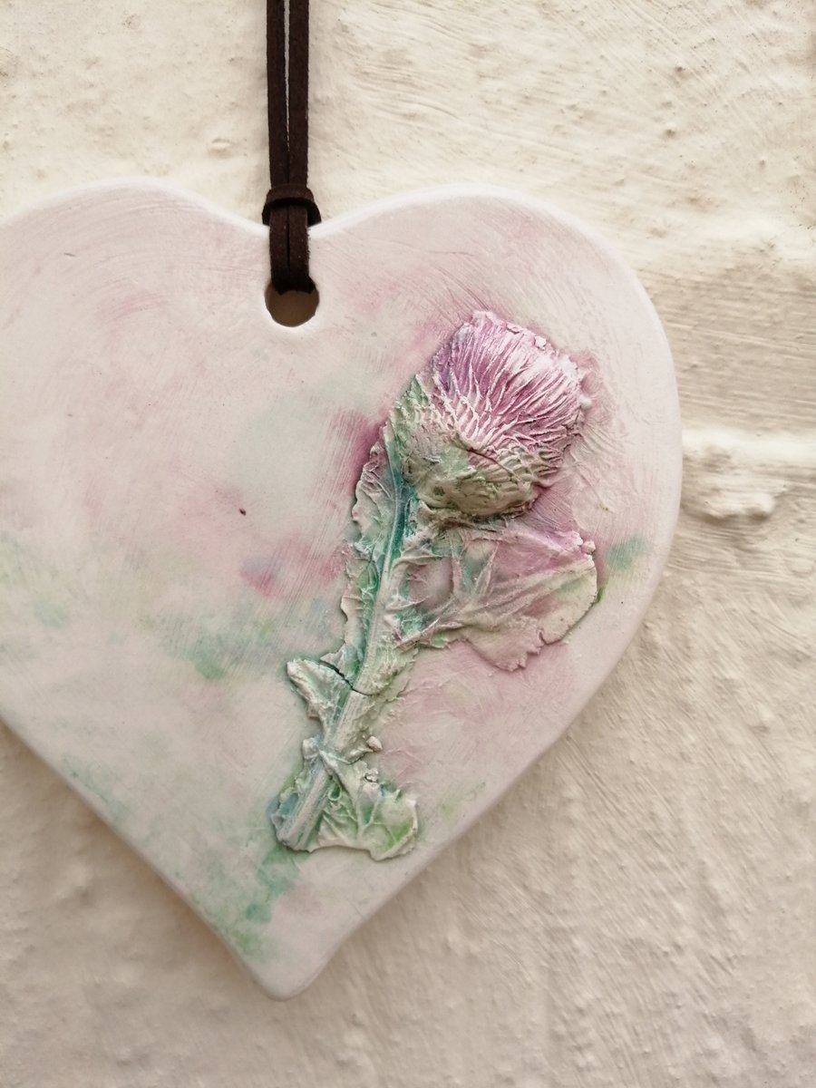 Thistle Heart wall art 2 of 2