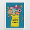 Yesterday, You Said Tomorrow Retro Art Print