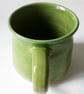 Green Patterned Mug - Hand Thrown Stoneware Ceramic Mug - Image 5