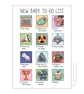 Baby To Do List Card Brown - Image 1