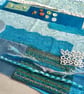 Seaside Blue - Slow Stitching kit with vintage and reclaimed textiles - Image 9