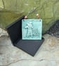 wall decor Zodiac AQUARIUS birthday zodiac sign handmade in cornwall domspottery - Image 2