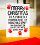 Funny Christmas Card From The Cat, Pet Christmas Card - Image 2