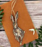 Sustainable Wooden Hare Magnet - Image 5