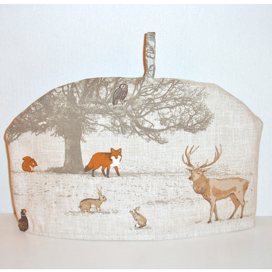 Stag Tea Cosy Fox Owl Deer Wildlife Woodland Animals