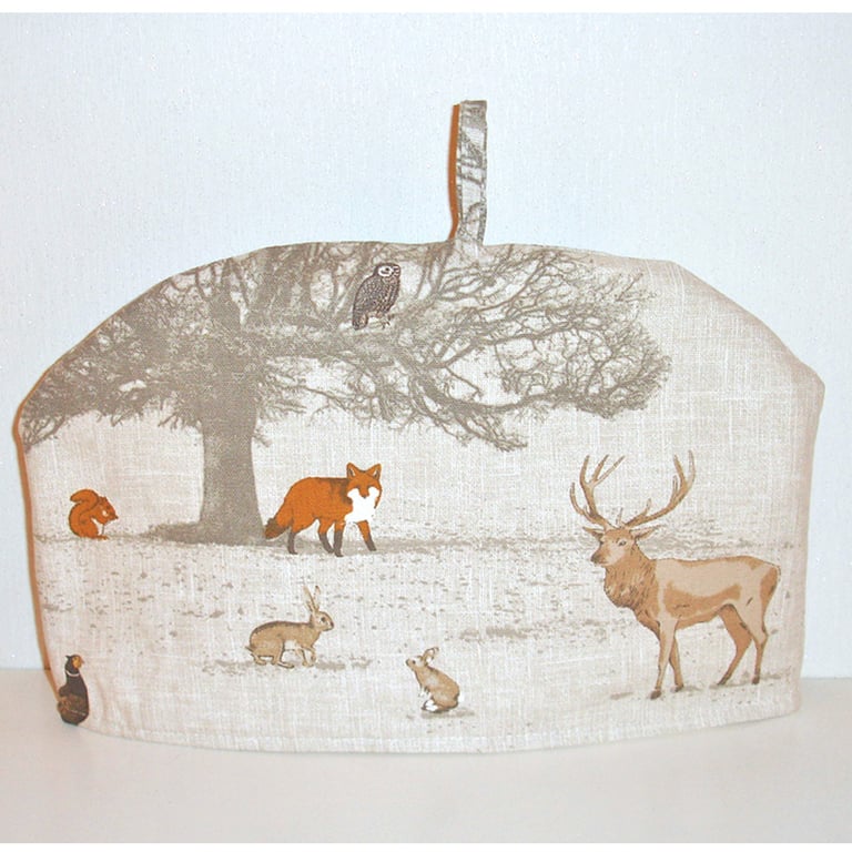 Stag Tea Cosy Fox Owl Deer Wildlife Woodland Animals