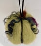 Hand Felted Pumpkin Hanging Decoration  - Image 4