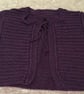 Little purple knitted cardigan - Image 1