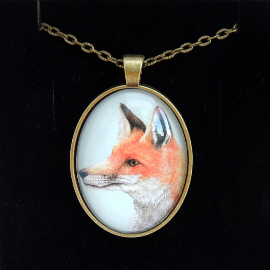 Fox Pendant Necklace - Simply Bronze Style