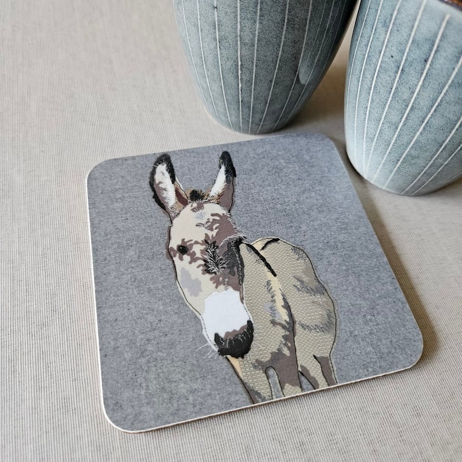 Donkey coaster, melamine, cork backed