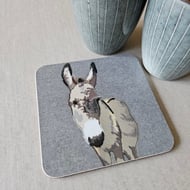 Donkey coaster, melamine, cork backed