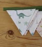 Mini bunting in a cute dinosaur theme ideal for party or room decoration - Image 2