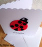 Red Felt Ladybird Birthday Card - Image 4