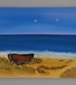 Original beach landscape on canvas - Image 1