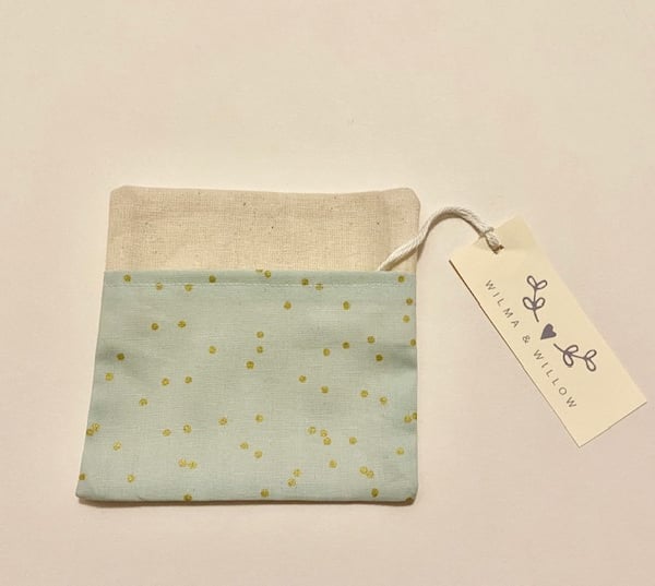 Washable face mask bag- pouch- storage