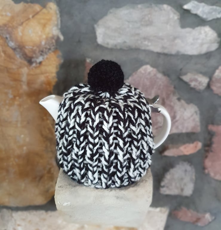 Vegan Tea Cosy, Cozy, Suki, For Life Stump Compatible, Hand Knitted