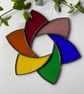 Stained Glass Large Rainbow Star - Image 1
