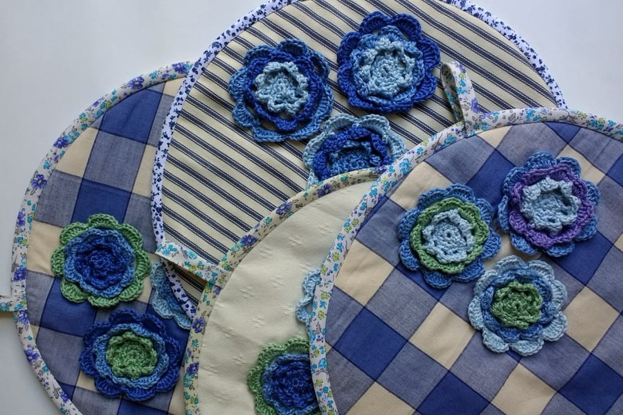 Handmade Aga stove hob topper cover chefs pad