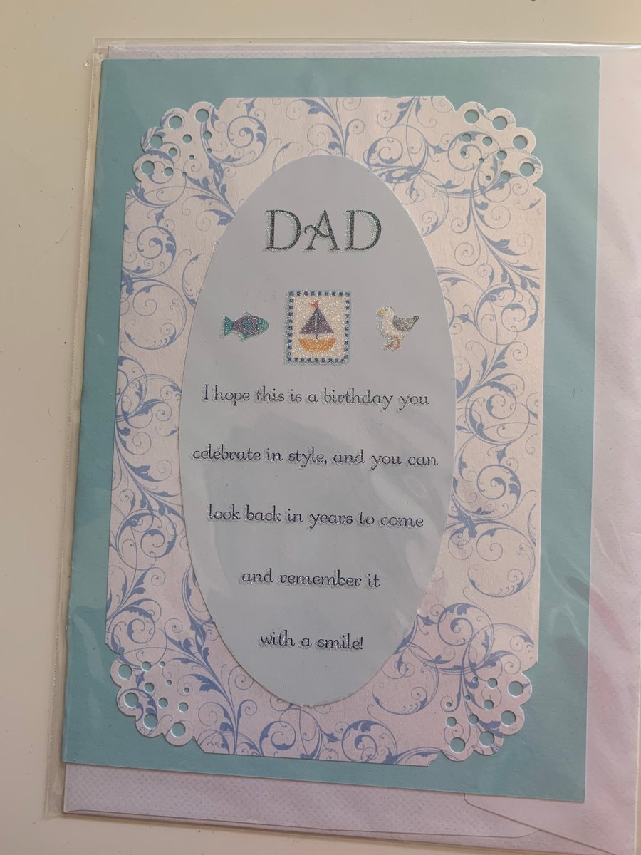 Birthday day card for dad or father 