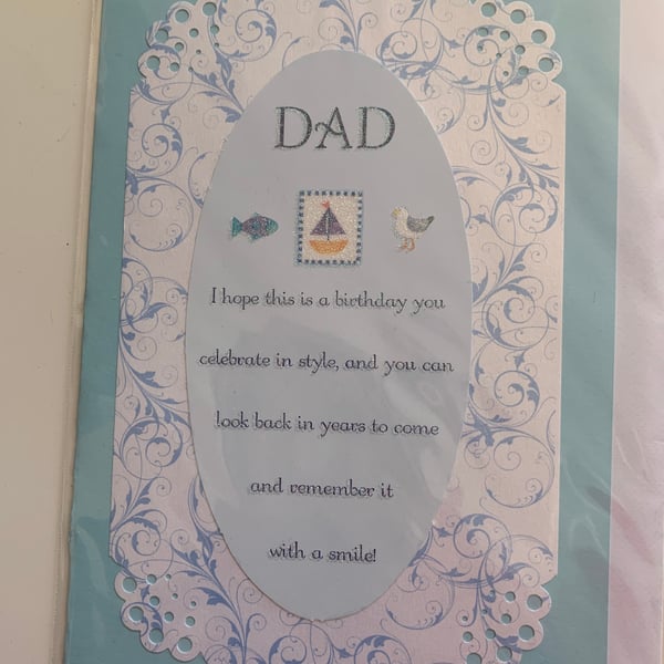 Birthday day card for dad or father 