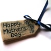Mothers Day Ceramic Tag - Blue