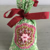 Pink Flower Lavender Bag