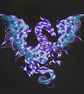 Embroidered Dragon Tote Bag - Image 2
