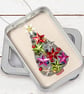Christmas decoration, Christmas tree in a little tin, hanging decoration - Image 7