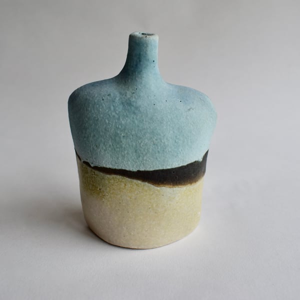 Landscape Stoneware Bottle Old Stock