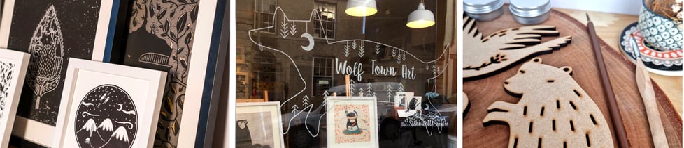 Wolf Town Art