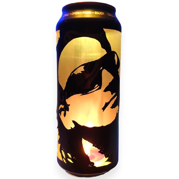 Bono Beer Can Lantern! U2 Pop Art Portrait Guinness Candle Lamp - Unique Gift!